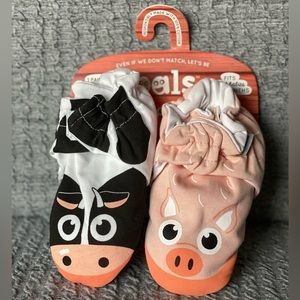 NWT PALS Baby Booties Calf Piglet 12-18M